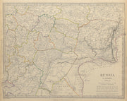 RUSSIA.Astrakhan Kostroma Viatra Perm Penza Saratov Kazan Tambor.SDUK 1844 map