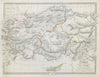 TURKEY. Asia Minor provinces. Karamania Adana Itchi Roum. SDUK 1844 old map
