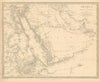 ARABIA.Egypt,Nubia,Abyssinia.Persian Gulf;Red Sea.Eritrea Oman.SDUK 1844 map