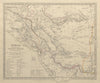 PERSIA (IRAN) . With part of the Ottoman Empire. Iraq. SDUK 1844 old map