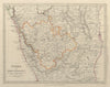 INDIA SOUTH.Madras (Chennai) Presidency & Mysore.Canara Carnatic.SDUK 1844 map