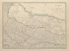 NEPAL AND NORTHERN INDIA. Oude (Awadh) to Allahabad. Gorkha. SDUK 1844 old map