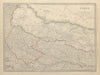 NEPAL AND NORTHERN INDIA. Oude (Awadh) to Allahabad. Gorkha. SDUK 1844 old map
