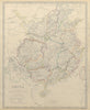 CHINA.From Du Halde Jesuits McCartney Kyaikkami. Formosa Taiwan.SDUK 1844 map