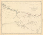 NORTH AFRICA BARBARY. Parts of Tripoli (Libya) & Egypt. Tribes. SDUK 1844 map