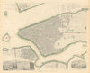 NEW YORK CITY. Antique town city map plan. Manhattan Brooklyn Jersey. SDUK 1844