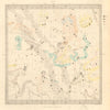 ASTRONOMY CELESTIAL. Star map. Star chart. IV. Winter Solstice. SDUK 1847