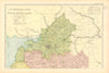 CUMBERLAND (NORTH). Showing Parliamentary divisions & parks. BACON 1904 map