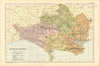 DORSETSHIRE. Parliamentary divisions, boroughs & parks. Dorset. BACON 1904 map