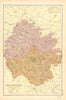 HEREFORDSHIRE. Showing Parliamentary divisions, boroughs & parks. BACON 1904 map