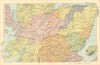 SCOTLAND CENTRAL Tayside Grampian Highland.Parliamentary Railways.BACON 1904 map