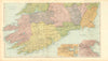 IRELAND SOUTH. Cork Dublin environs. Parliamentary. Railways. BACON 1904 map