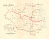 County Durham map. Divisions boroughs electoral. REFORM ACT. DAWSON 1832