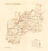 Gloucestershire county map. Divisions boroughs electoral REFORM ACT. DAWSON 1832