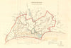 CHRISTCHURCH borough/town plan. REFORM ACT. Mudeford. Dorset. DAWSON 1832 map