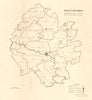 Herefordshire county map. Boroughs electoral. REFORM ACT. DAWSON 1832 old