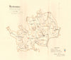 Hertfordshire county map. Boroughs electoral. REFORM ACT. DAWSON 1832 old