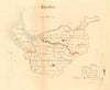 Cheshire county map. Divisions boroughs electoral. REFORM ACT. DAWSON 1832