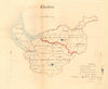 Cheshire county map. Divisions boroughs electoral. REFORM ACT. DAWSON 1832