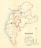 Cumberland county map. Divisions boroughs electoral. REFORM ACT. DAWSON 1832