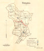 Derbyshire county map. Divisions boroughs electoral. REFORM ACT. DAWSON 1832