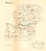 Hampshire county map. Divisions boroughs electoral. REFORM ACT. DAWSON 1832
