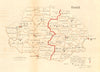 Norfolk county map. Divisions boroughs electoral. REFORM ACT. DAWSON 1832