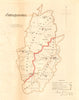 Nottinghamshire county map. Divisions boroughs electoral REFORM ACT. DAWSON 1832