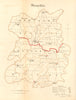 Shropshire county map. Divisions boroughs electoral. REFORM ACT. DAWSON 1832