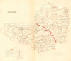 Somersetshire county map. Divisions boroughs electoral. REFORM ACT. DAWSON 1832