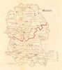Wiltshire county map. Divisions boroughs electoral. REFORM ACT. DAWSON 1832