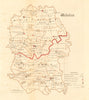 Wiltshire county map. Divisions boroughs electoral. REFORM ACT. DAWSON 1832