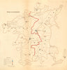 Worcestershire county map. Divisions boroughs electoral. REFORM ACT. DAWSON 1832
