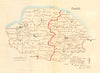 Norfolk county map. Divisions boroughs electoral. REFORM ACT. DAWSON 1832