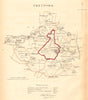 THETFORD borough/town plan for the REFORM ACT. Brandon. Norfolk. DAWSON 1832 map