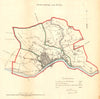 NEWCASTLE-UPON-TYNE borough/town plan. REFORM ACT. Jesmond. DAWSON 1832 map