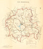 NEW WOODSTOCKborough/town plan. REFORM ACT. Oxfordshire. DAWSON 1832 old map