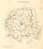NEW WOODSTOCKborough/town plan. REFORM ACT. Oxfordshire. DAWSON 1832 old map