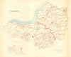 Somersetshire county map. Divisions boroughs electoral. REFORM ACT. DAWSON 1832