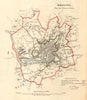 BRISTOL borough/town plan. REFORM ACT. Clifton Bedminster. DAWSON 1832 old map