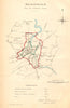 BRIDGWATER borough/town plan. REFORM ACT. Wembdon. Somerset. DAWSON 1832 map