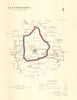 LLANTRISANT borough/town plan for the REFORM ACT. Wales. DAWSON 1832 old map