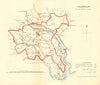 CARDIFF West. 'LLANDAFF' borough/town plan. REFORM ACT. Wales. DAWSON 1832 map