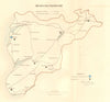 Merionethshire county map. Polling places. Electoral. REFORM ACT. DAWSON 1832