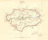 NEWTOWN/Y DRENEWYDD borough/town plan REFORM ACT Montgomeryshire DAWSON 1832 map