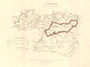 CEFNLLYS borough/town plan for the REFORM ACT. Wales. DAWSON 1832 old map