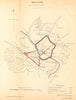 RHAYADER/RHAEADR GWY borough/town plan. REFORM ACT. Wales. DAWSON 1832 old map