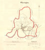 WARRINGTON borough/town plan. REFORM ACT. Latchford. Lancashire. DAWSON 1832 map