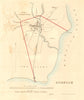 DORNOCH borough/town plan for the REFORM ACT. Highlands, Scotland 1832 old map
