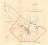TAIN borough/town plan for the REFORM ACT. Highlands, Scotland 1832 old map